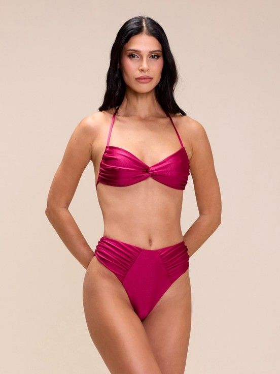 top torcido framboesa syros 1845 mos beachwear