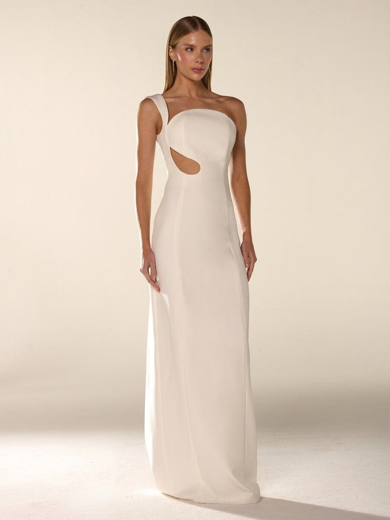 vestido longo amida off white 1267062 inti