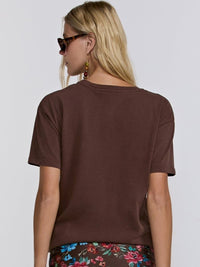 camiseta enjoy marrom BL01 triya