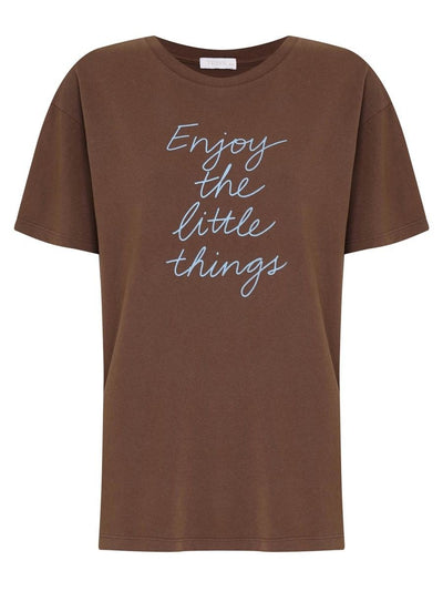 camiseta enjoy marrom BL01 triya