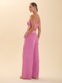 calça reta textura rosa 6539000 r do sol