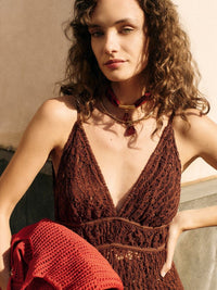 vestido longo marrom mocha 20636 cia marítima