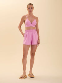 top e shorts rosa 6538600 r do sol