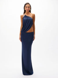 conjunto blusa e saia malva azul 0455 oásis resortwear