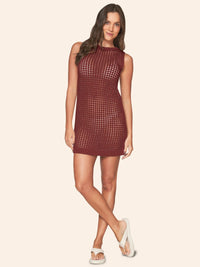 saída de praia curta tricot vermelho 8505414 lua luá