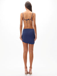 conjunto biquíni e saia petúnia azul 0466 oásis resortwear