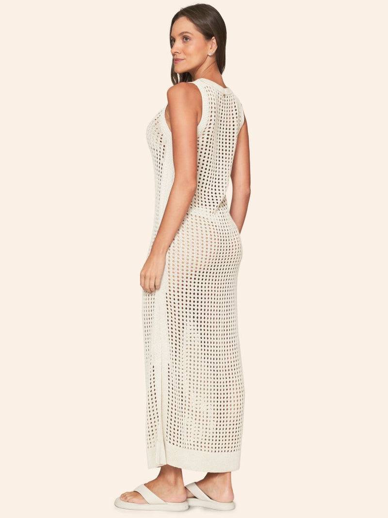 saída de praia longa tricot off white 8505415 lua luá