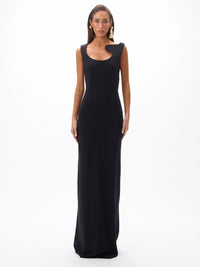 vestido longo jasmim preto 1020 oásis resortwear