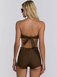 shorts venus marrom SH04 triya