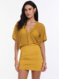 vestido curto yuna amarelo VE04 triya