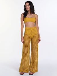 calça tela arabela amarelo CL02 triya