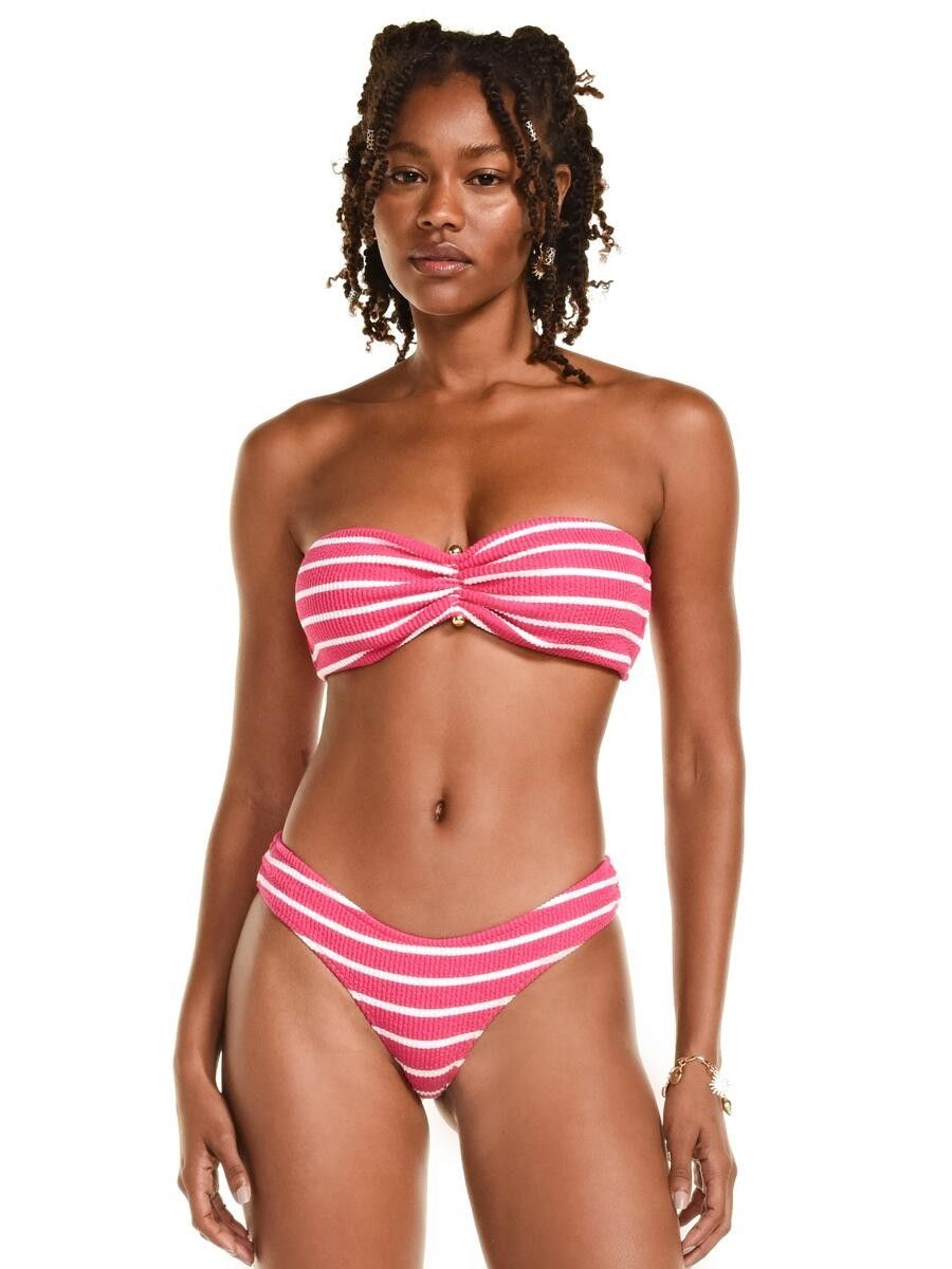 biquíni tqc isla listrado rosa T06 C06 triya