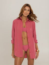 camisa linho pitaya 9139 brazil del mar