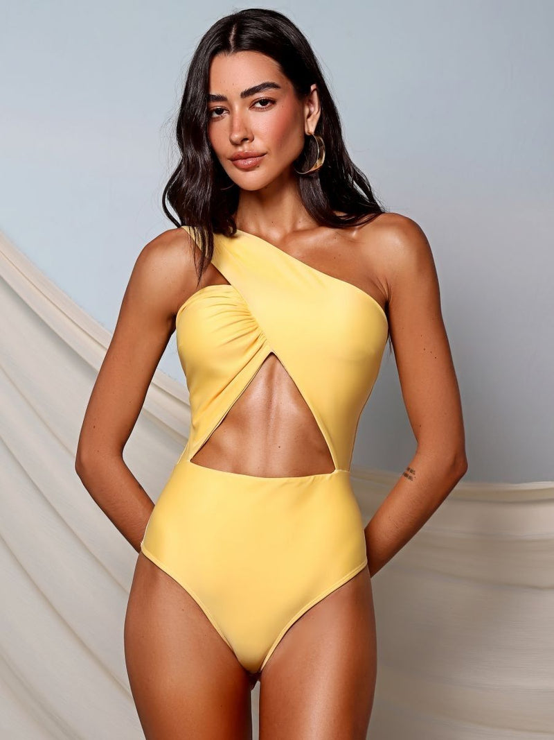 maiô e saia amarelo sol 792M karla vivian