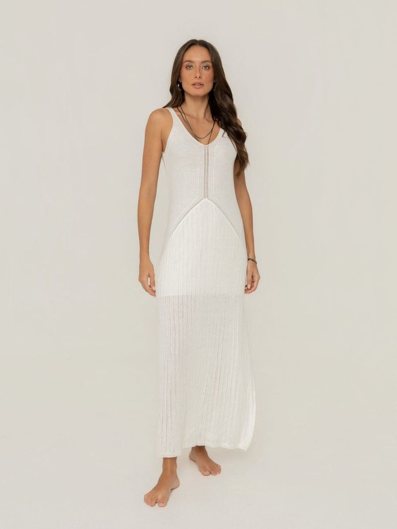vestido slip tricot pérola 9150 brazil del mar