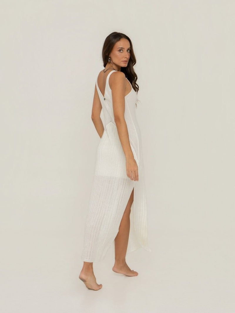 vestido slip tricot pérola 9150 brazil del mar