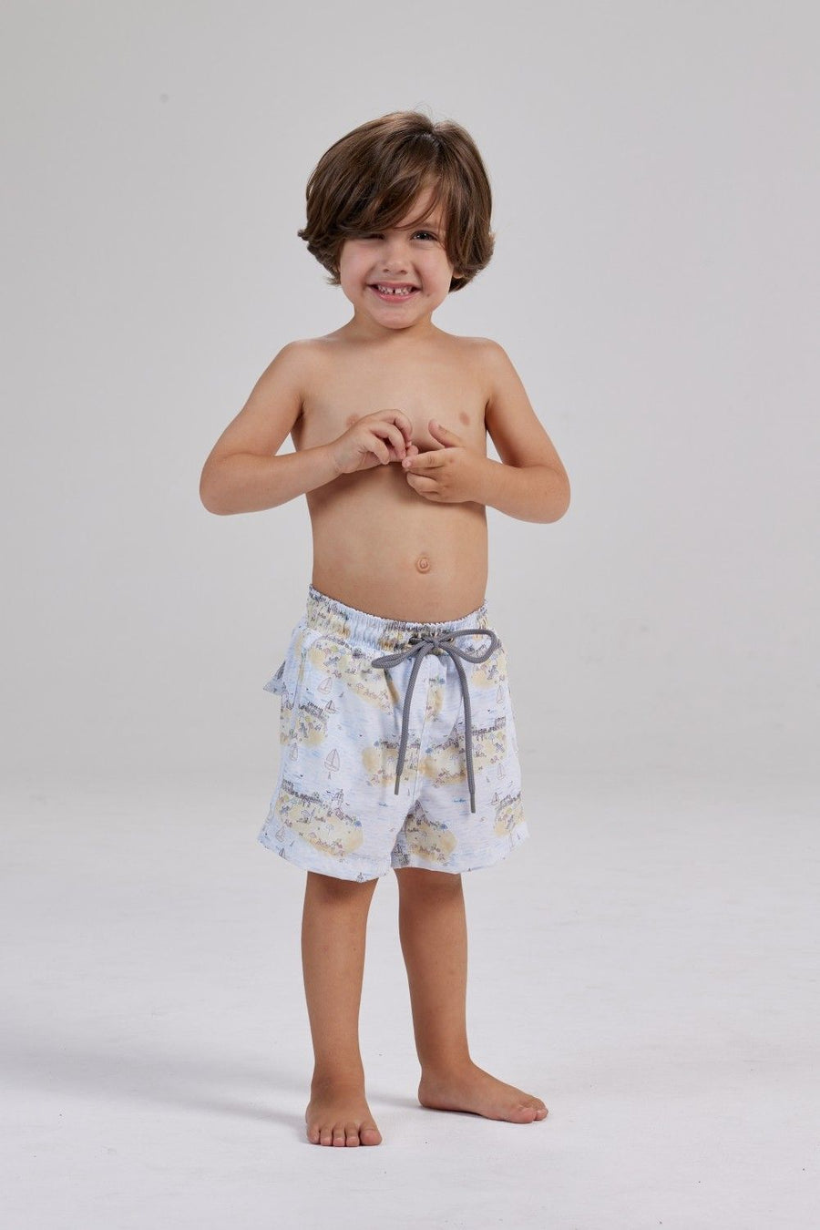 shorts infantil blue beach 620207 mer bleu