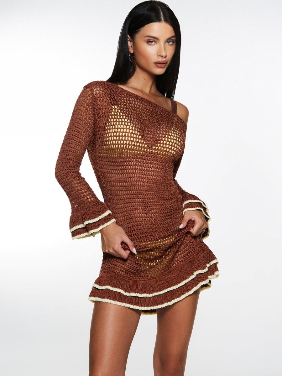 vestido tricot loulou whisky 2701 lefah