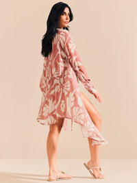 kaftan transpassado sal rosa 1941 de chelles