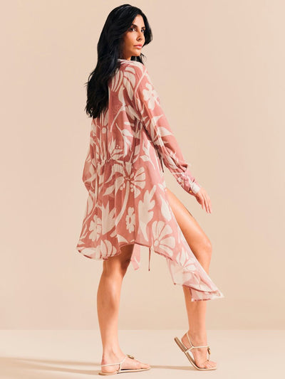 kaftan transpassado sal rosa 1941 de chelles