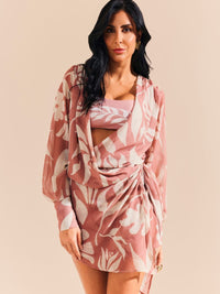 kaftan transpassado sal rosa 1941 de chelles