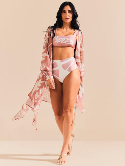 kaftan transpassado sal rosa 1941 de chelles