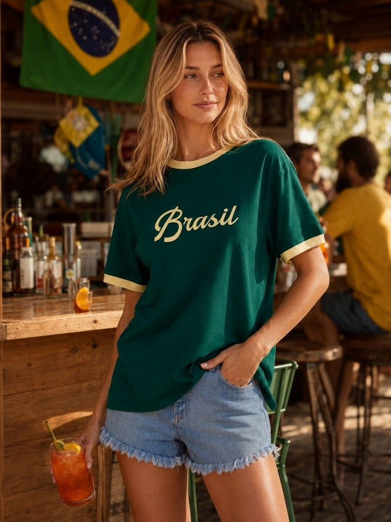 camiseta brasil verde BL07 triya