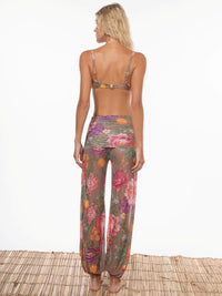 biquíni e calça tule jardim T04 triya