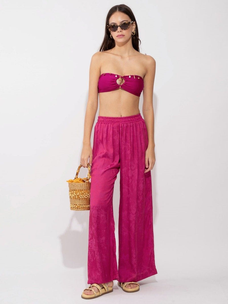 calça reta tereza rosé R04 nidas