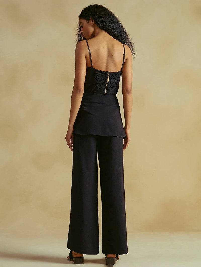 conjunto linho preto 20592 cia marítima