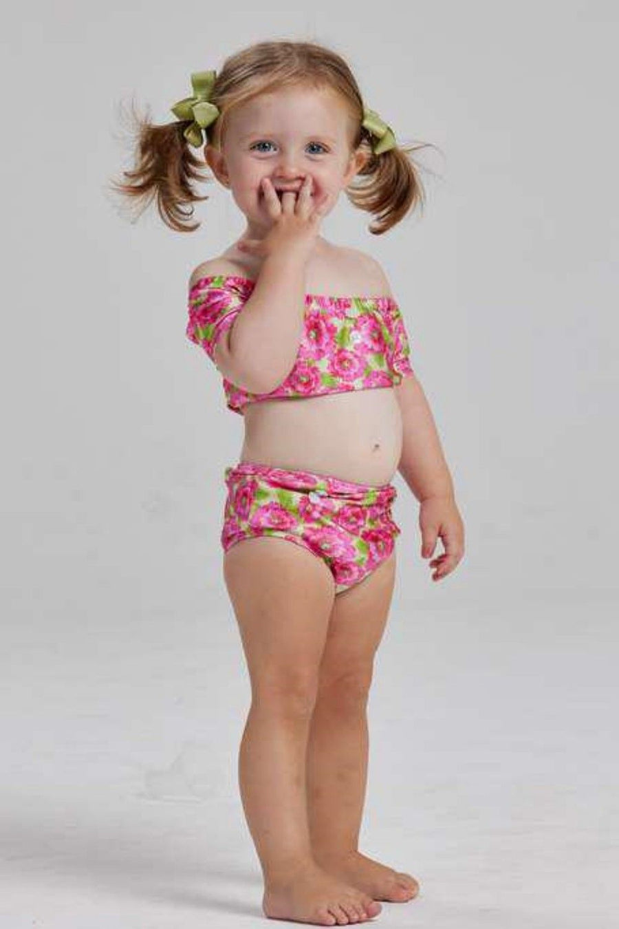 biquíni infantil florido fernanda 080107 mer bleu