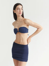 mini saia tule azul marinho SAI24 ostra brasil