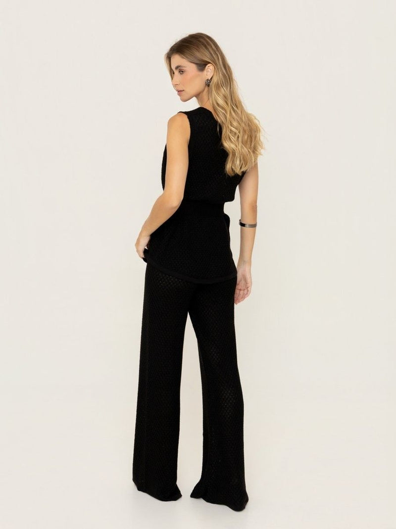 conjunto kimono tricot preto 9149 brazil del mar