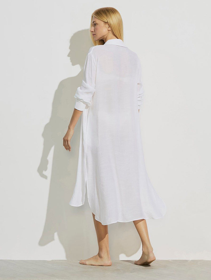 chemise longa branca 20622 cia marítima