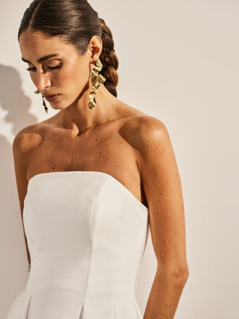 vestido midi off white luma 1004 oásis resortwear