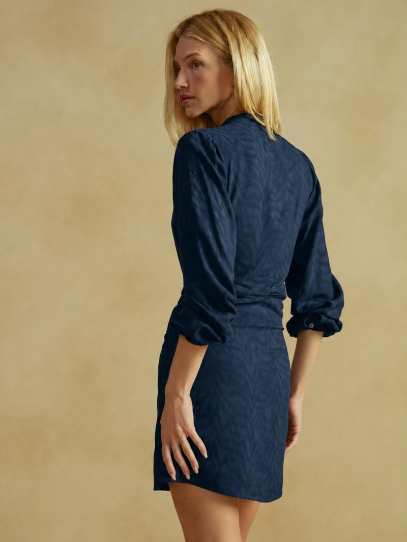 vestido curto azul marinho 20588 cia marítima