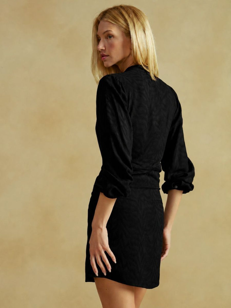 vestido curto preto 20588 cia marítima