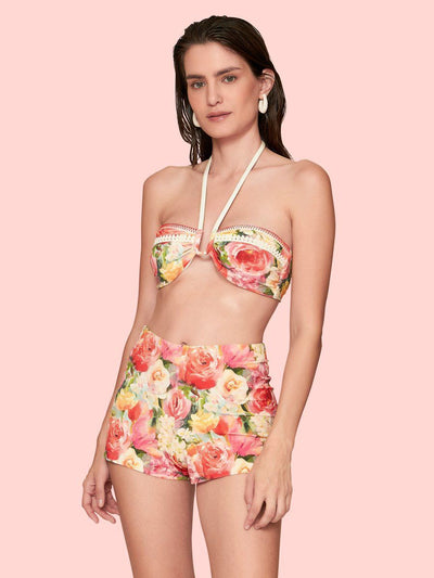 shorts bela flor 8485404 lua luá