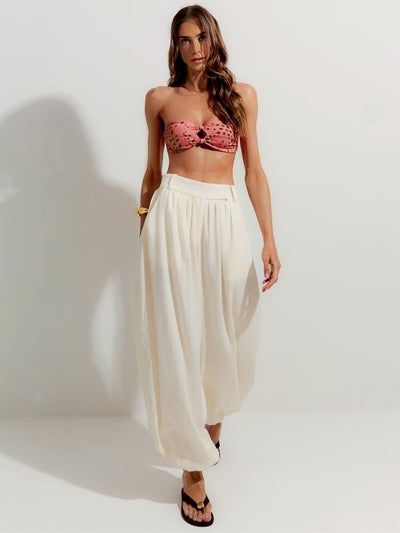 calça aladin linho off white 3402 lefah