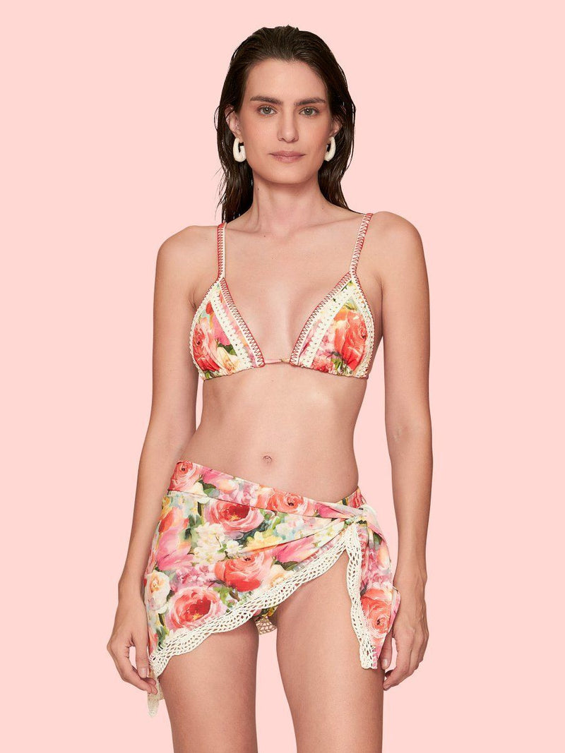 lenço bela flor 8485510 lua luá