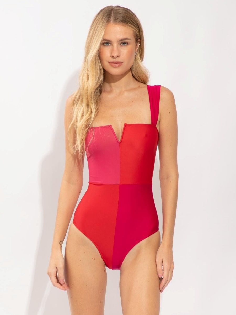 maiô aro v rosana pink ruby M01 nidas