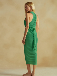 vestido midi green 16627 cia marítima
