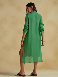 chemise longa verde militar 20622 cia marítima