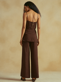 calça linho coffee 20550 cia marítima
