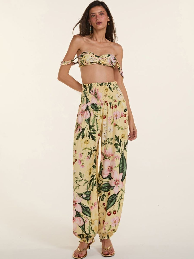 calça lara floral sunny CL02 triya