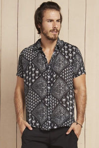 CAMISA JOHNNY HAWAI ESTAMPADA 040082 BLUEMAN