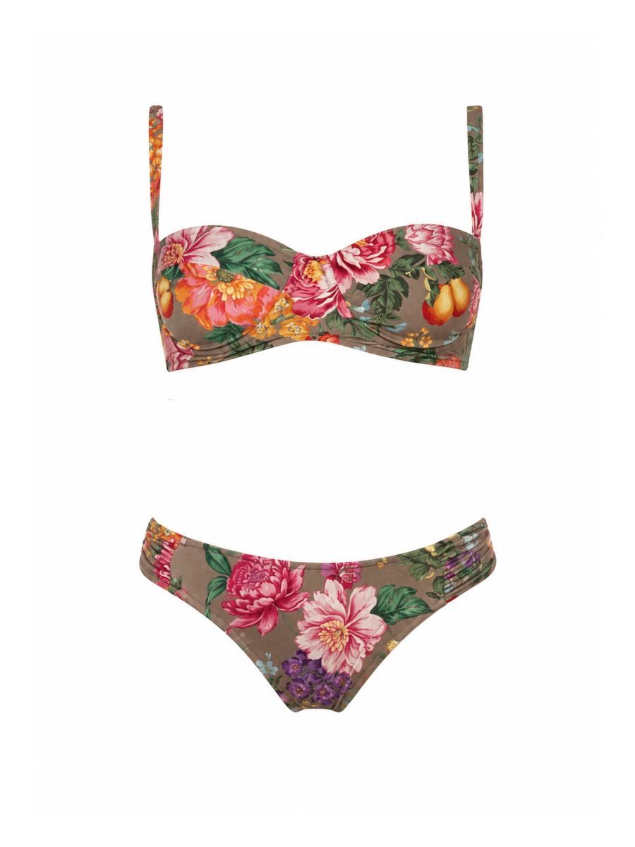 biquíni e calça tule jardim T04 triya