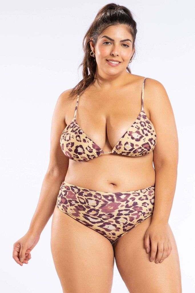 biquini cortininha plus size animal print leopard 44863 live