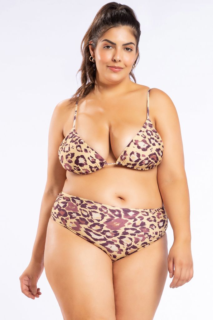 biquini cortininha plus size animal print leopard 44863 live