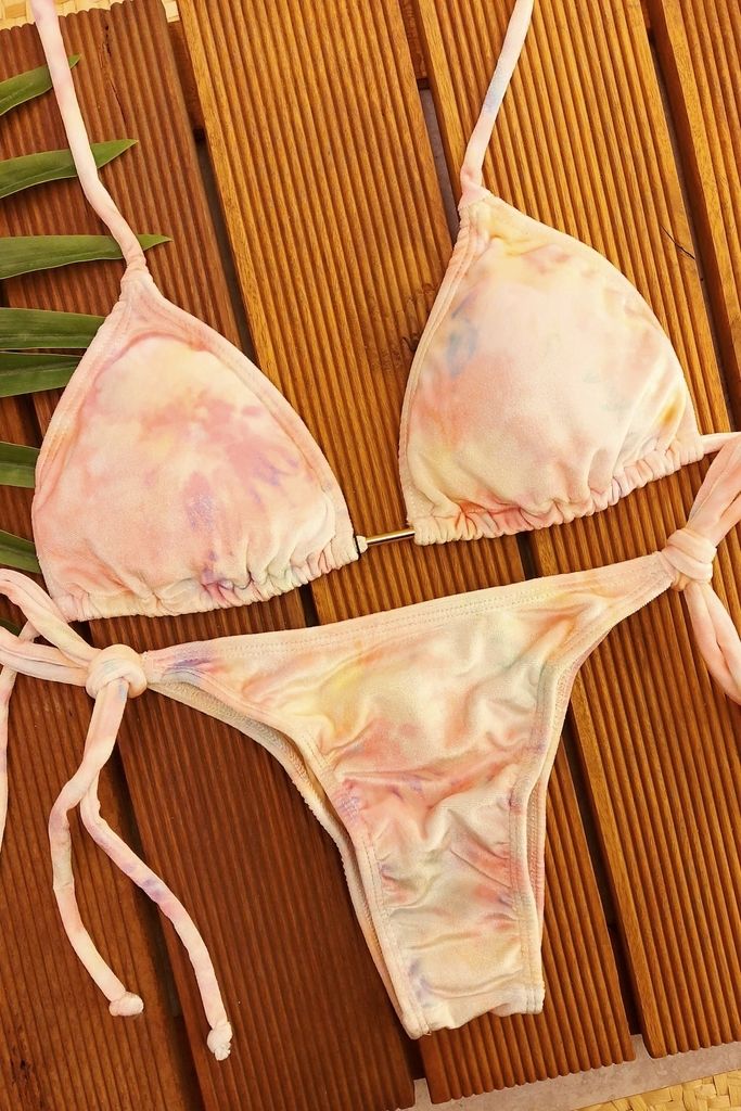 biquini cortininha veludo tie dye poliana HB20 hy brasil